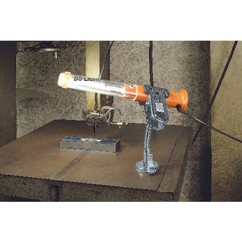 하타야 핸드 라이트용 클립 머그 클립 원형 마그넷 부착(원터치 해제 레버 부착) 높이 250mm MGC-2 1대