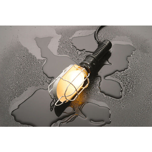 Hataya Waterproof Hand Lamp Single Phase 100V 60W Wire 10m CWS-10 1 unit