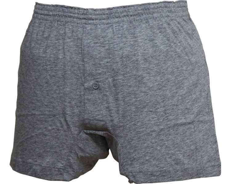 Men's incontinence knit trunks / W662 M Heather gray 1 piece