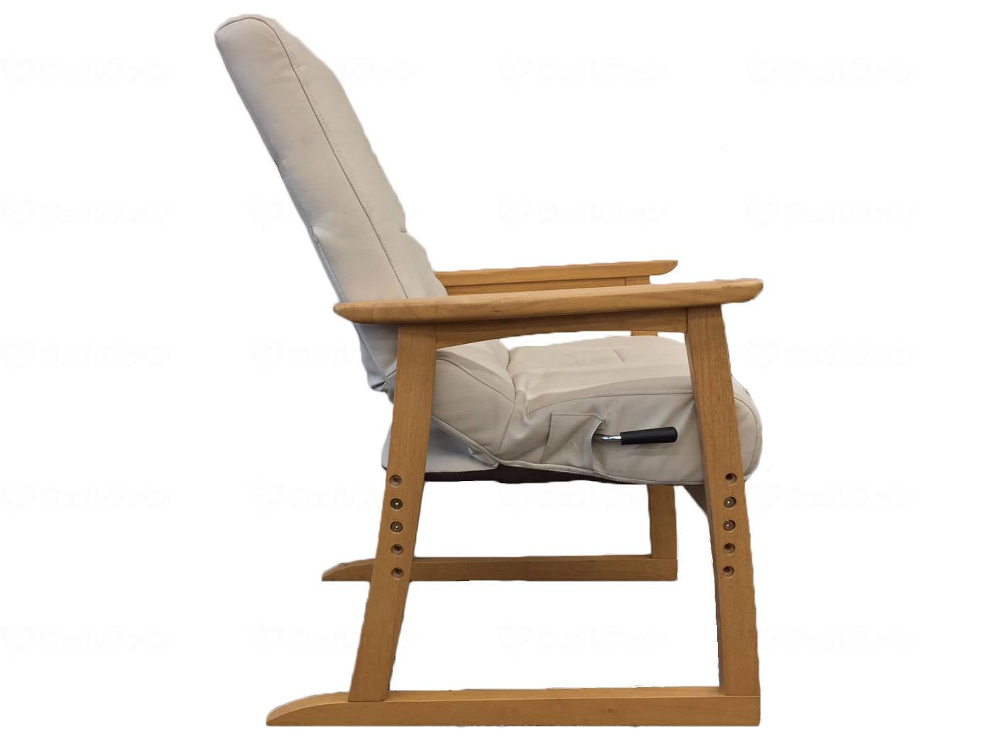 Meiko Hometech Round Back Chair Yasuragi 2 Ivory