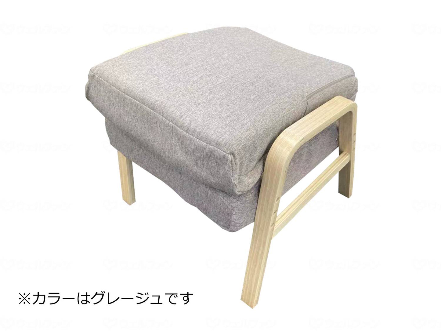 明光ホームテック頭まで支える高座椅子 ADH-マルク グレージュ