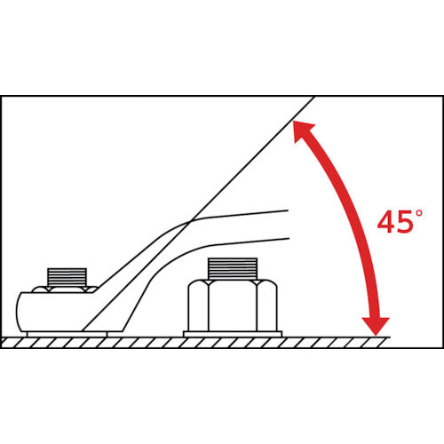ASH Lighttool offset double-ended glasses 14mm x 17mm LEF1417 1 piece