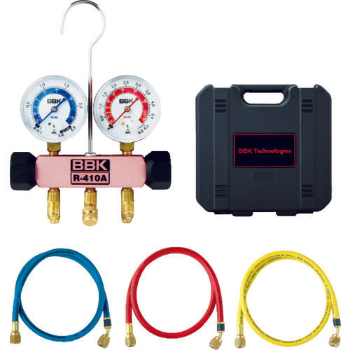 BBK R-410A manifold kit charge hose and case kit 410-PMK 1 S