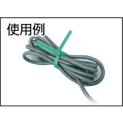 ビニタイ ポリエチレン リール巻 4mm×500M 青 QCP-500-3 1 巻