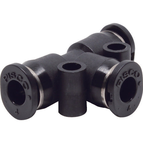 PISCO 튜브 피팅 미니 타입 유니온 티 PE4M 1개
