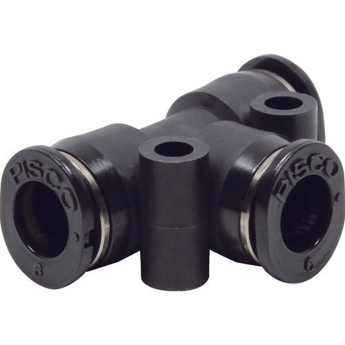 PISCO 튜브 피팅 미니 타입 유니온 티 PE6M 1개