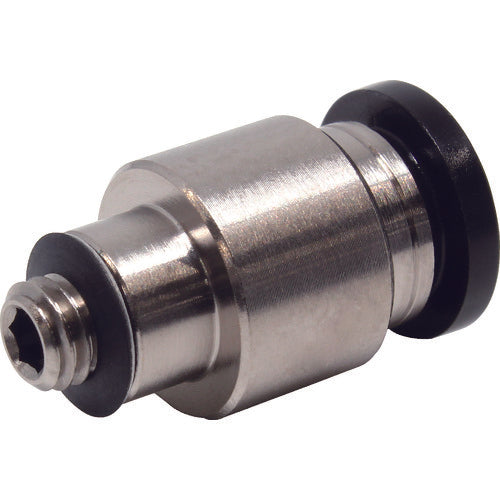 PISCO 튜브 피팅 육각 구멍 부착 스트레이트 튜브 6 접속 구경 M5×0.8 POC6-M5 1개