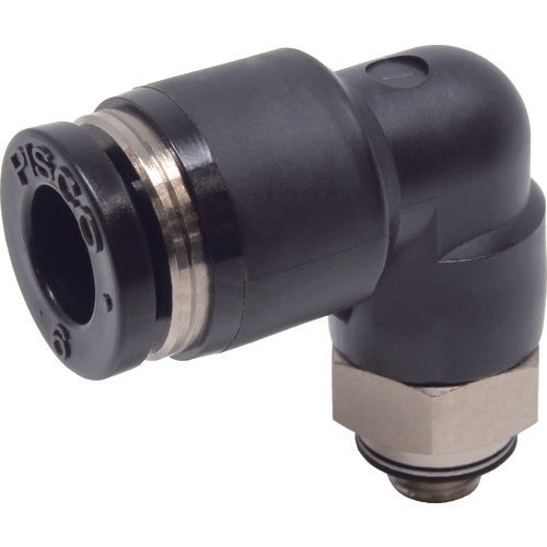 PISCO 튜브 피팅 엘보 적합 외경 6mm 접속 구경 M5×0.8 PL6-M5 1개