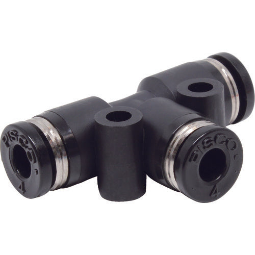 PISCO 튜브 피팅 유니온 티 PE4 1개