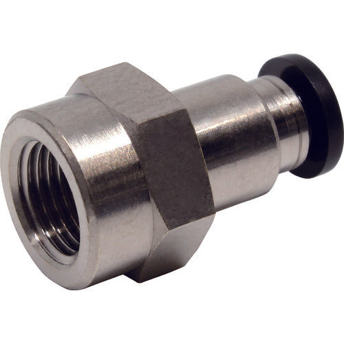 PISCO チューブフィッティング メスストレートチューブ4ネジ01 PCF4-01 1 個