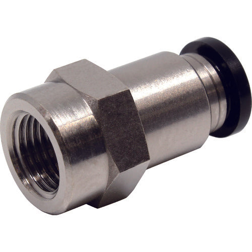 PISCO Tube Fitting Female Straight Tube 6 Thread 01 PCF6-01 1 pc