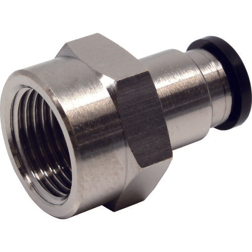 PISCO Tube Fitting Female Straight Tube 8 Thread 03 PCF8-03 1 pc