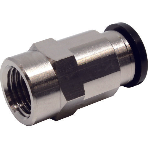 PISCO チューブフィッティング メスストレートチューブ10ネジ02 PCF10-02 1 個