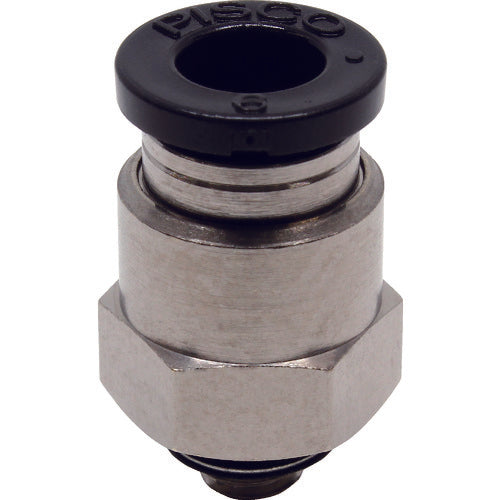 PISCO チューブフィッティング ストレート 適合外径6mm 接続口径M5×0.8 PC6-M5 1 個