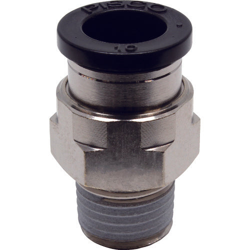 PISCO チューブフィッティング ストレート 適合外径10mm 接続口径R1/4 PC10-02 1 個
