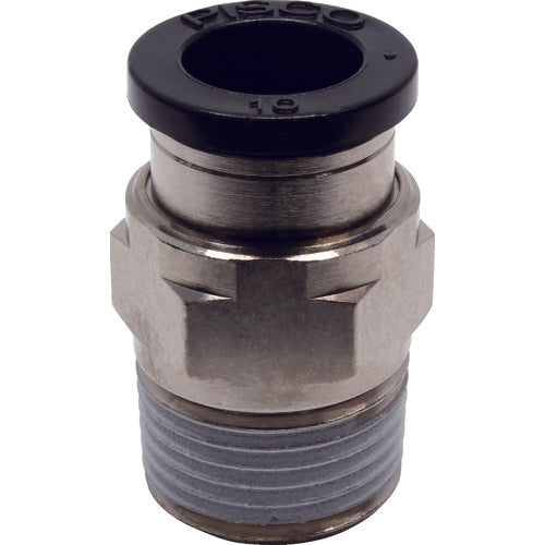 PISCO チューブフィッティング ストレート 適合外径10mm 接続口径R3/8 PC10-03 1 個