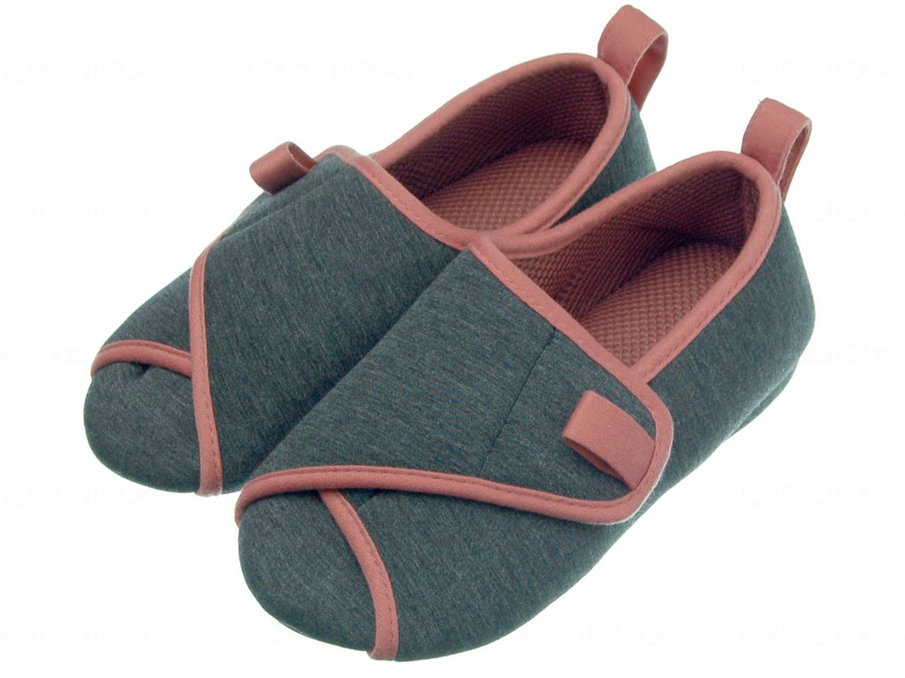 ニッポンスリッパracco ふんわり包み込むルームシューズ ピンク M