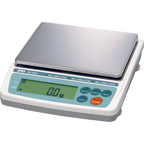A&D 퍼스널 전자 저울 트리플 레인지 계량 1500g EW1500I 1대