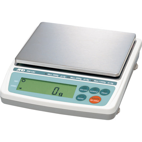 A&D 퍼스널 전자 저울 트리플 레인지 계량 12000g EW12KI 1대