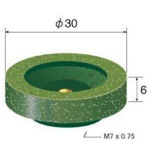 나카니시 정밀 펜슬형 에어 그라인더 임펄스용 첨단 공구 (1Pk(상자)=10개입) 64854 1 PK