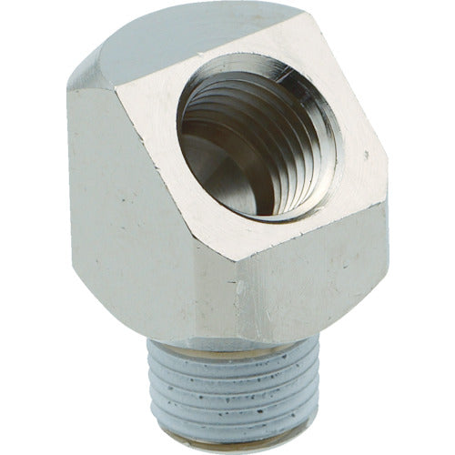 チヨダ 配管継手 45度エルボ Rc3/8・R3/8 PL45-3F-3M 1 個