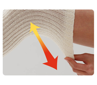 느슨하게 짠 실크 혼합 서포터 종아리 용 2 장 세트 / 005380000 1 세트