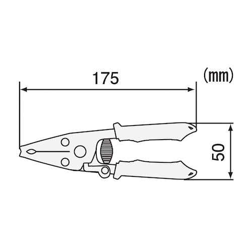 ENGINEER Wire Stripper for Fine Wires 175mm PA-06 1 piece