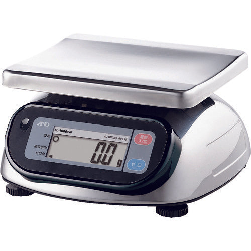A&D 방진・방수 디지털 저울 워터보이 0.5g/1000g SL1000WP 1대