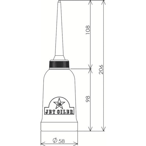 FURUPLA 제트 오일러 200 스타 갓 타입 200 1 개