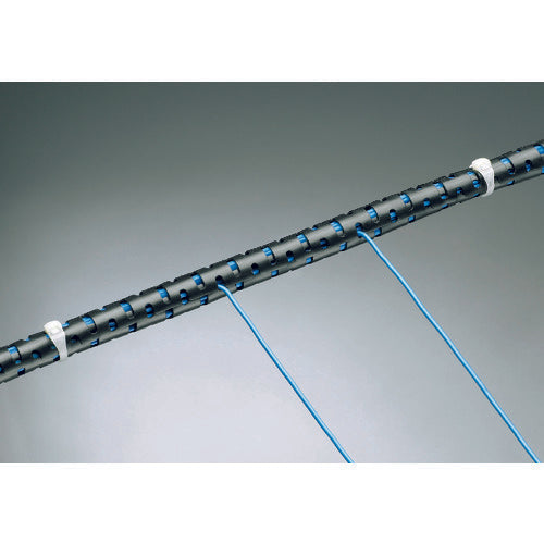 PANDUIT Wire Protection Tube, Slit Type Spiral, Panwrap, Bundle Diameter 12.0 Φmm, 61m Roll, Natural, PW50F-T, PW50F-T, 1 Roll