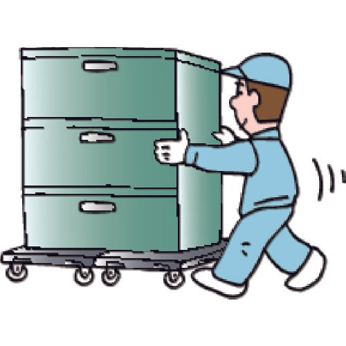 Risu Interlocking Plastic Platform Cart 511467 RB Carry (4) 500 x 370 Gray RB50-37-4GY 1 Unit