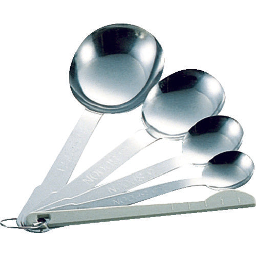 SUGICO 18-0 Measuring Spoon Set, Set of 4, STS-4 1 S