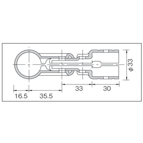 Spacia Metal Joint Set Nickel Plated Type NSJ-7N NSJ-7N 1 pc
