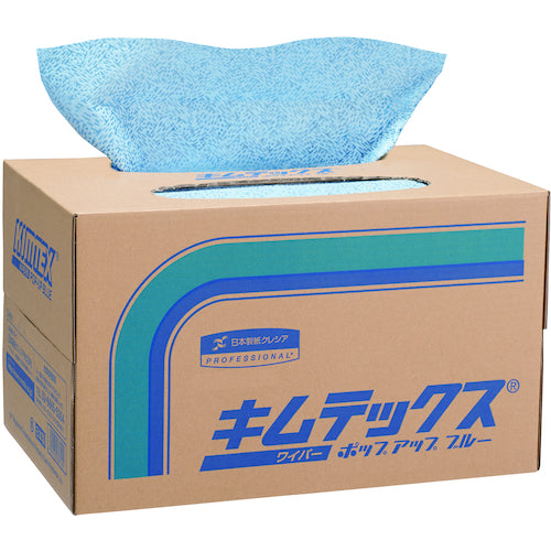 Crecia Kimtex Pop-up Blue 150 sheets x 4/1Cs (box) = 600 sheets 60740 1 CS
