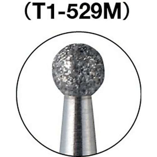 TRUSCO 다이아몬드 바 Φ2X축 1.6 #140 T1-529M 1개