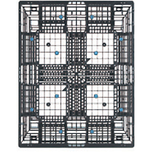 TRUSCO resin pallet, 4 sides on one side, 1400 x 1100 TAP-D4-1114 1 piece