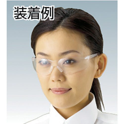 TRUSCO Single-lens Safety Glasses Clear TRS-980 1 pc