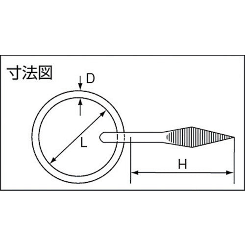 TRUSCO 打ち込み丸カン ステンレス製 6mm (1個=1袋) TUM-6 1 個