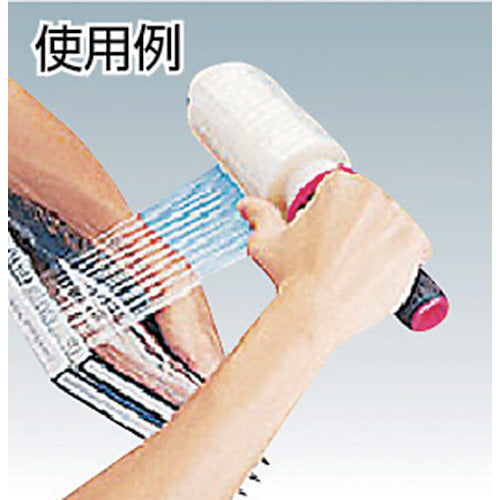 TRUSCO ストレッチフィルムホルダー 3インチ紙管用 ブレーキ付 TSH-757 1 S