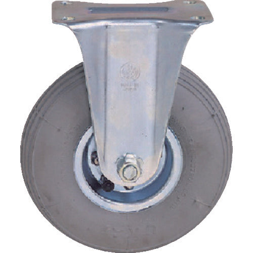 TRUSCO Press-made Transport Vehicle Option Eco Transport Vehicle Pneumatic Tire Fixed Caster Φ220 Rubber Wheel SD-220ARK 1 pc