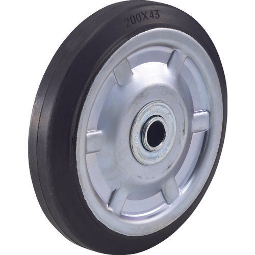TRUSCO 二輪運搬車用車輪 Φ200ゴム車輪 2011/4011用 P200G 1 個
