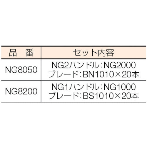 NOGA ノガSエコノミーセット NG8200 1 S