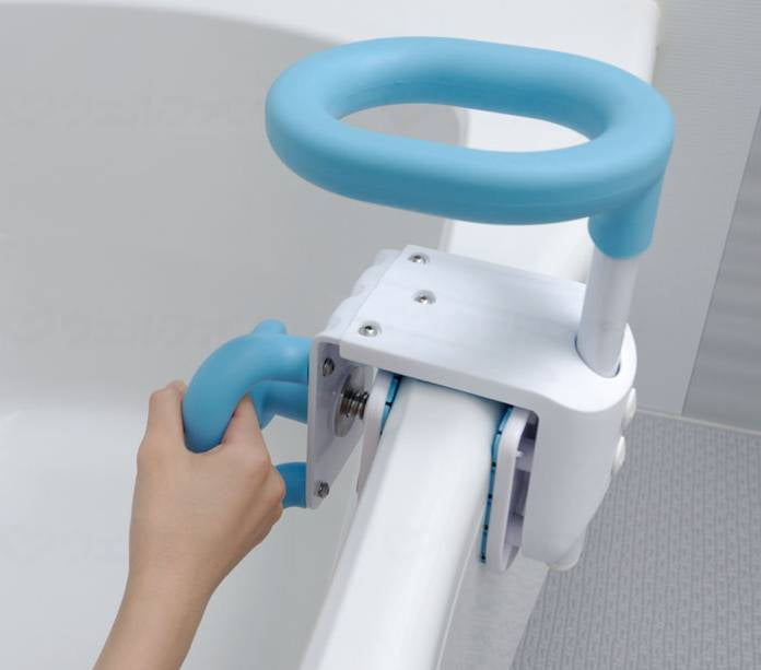 Kowa Seisakusho Teicob Compact Bathtub Handrail Blue