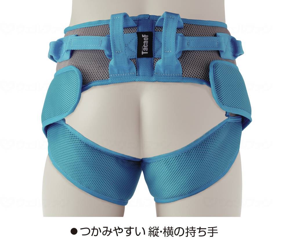 Kowa Seisakusho Teicob X-shaped bathing care belt (M) Blue M