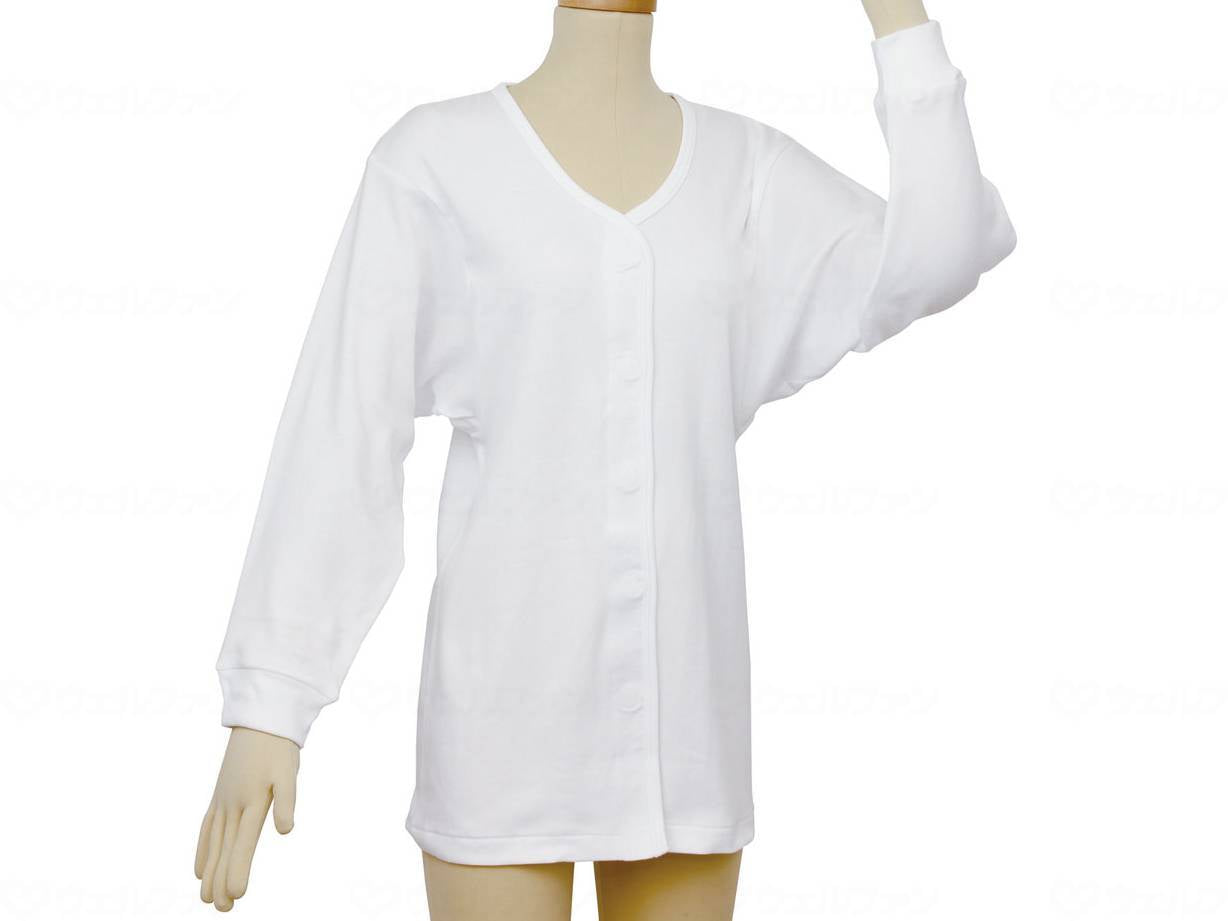 유키와 제작소 타이코브 민타치 속옷 긴팔 여성용 와이트 LL