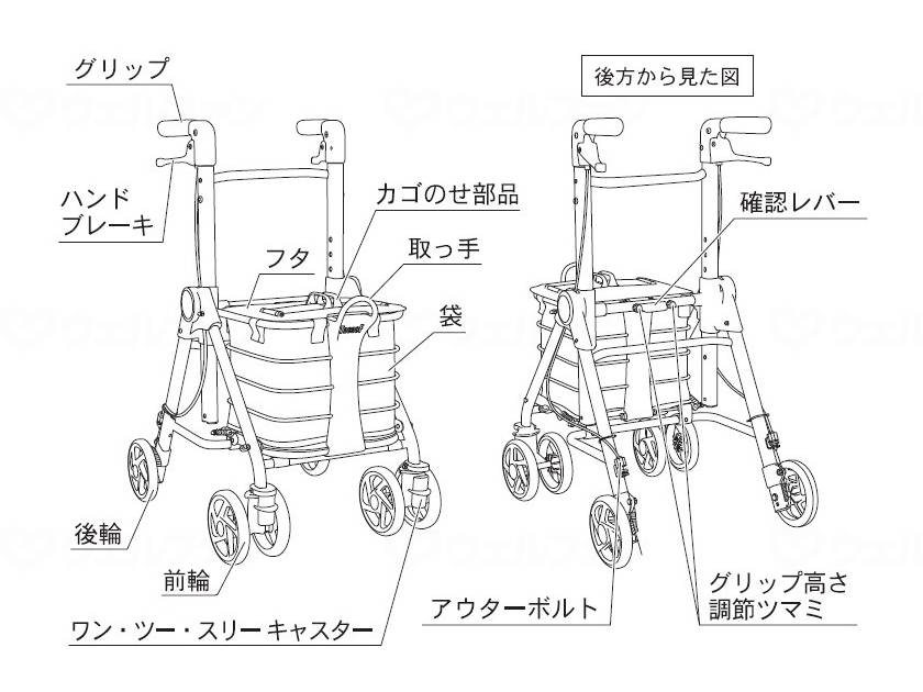 幸和製作所テイコブリトルワゴンミニ ネイビー