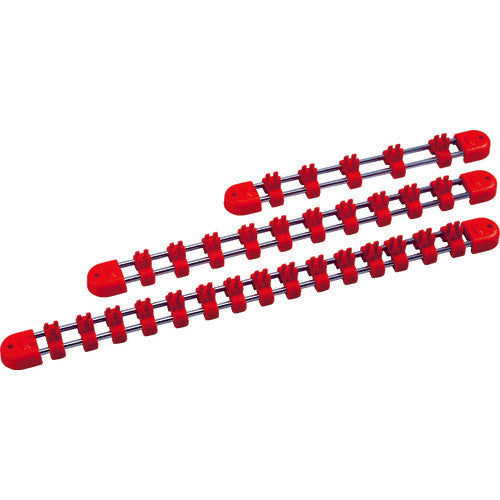 KTC 9.5sq. Socket Holder, 9.5mm drive, 5 sockets, total length 215mm, EHB305, 1 piece