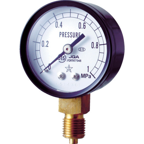Bottom right Star (pressure gauge) (A-frame vertical type, φ50) Pressure range 0.0 to 0.16 MPa S-11-0.16MP 1 piece