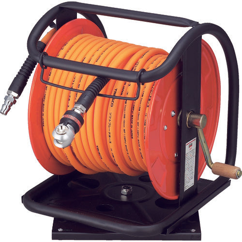 TRUSCO C-type air reel with swing coupling, 7 x 10 mm, 30 m roll, TAC-7-30N, 1 unit