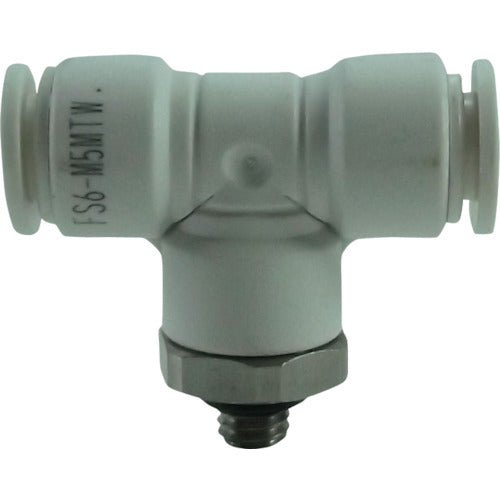 チヨダ ファイブSUSメイルブランチティ 白 6mm・M5X0.8 FS6-M5MTW 1 個